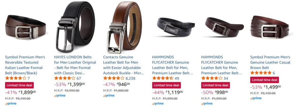 Genuine Leather Belt for Men