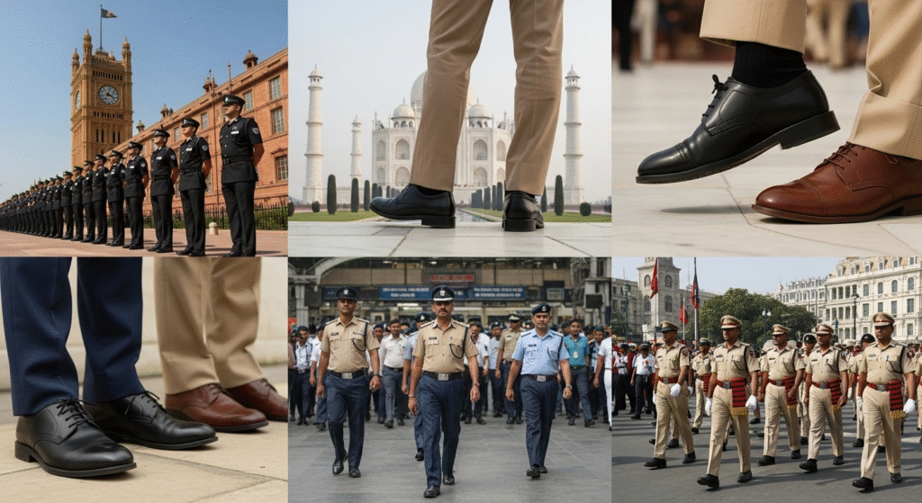 Police Shoes Black
